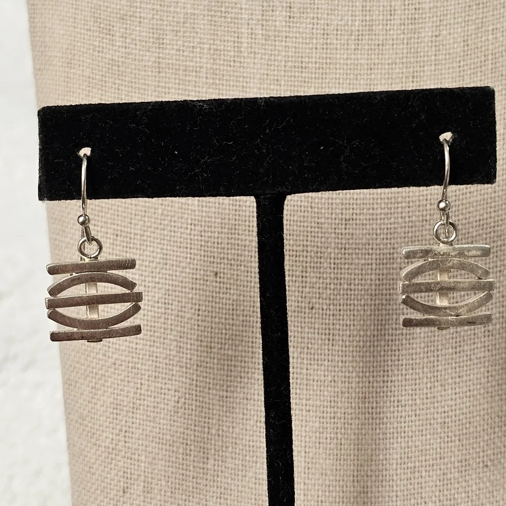 Heather Murray 925 Silver Garden Gate Earrings - Picture 6 of 11